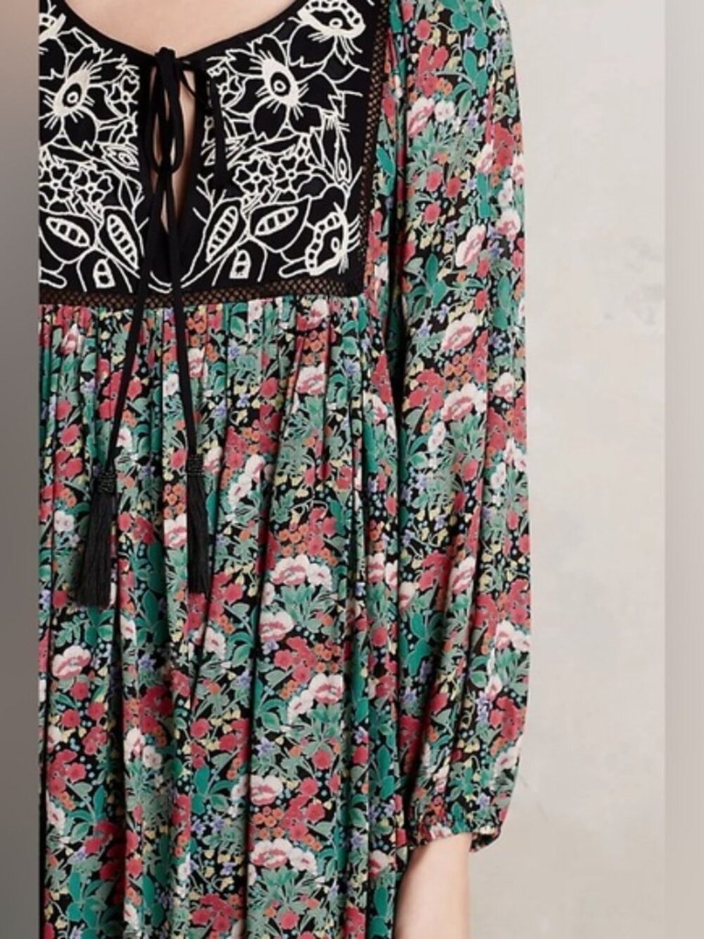 ANTHROPOLOGIE - Floreat- Ottava Peasant Dress, Size Small - Picture 11 of 11